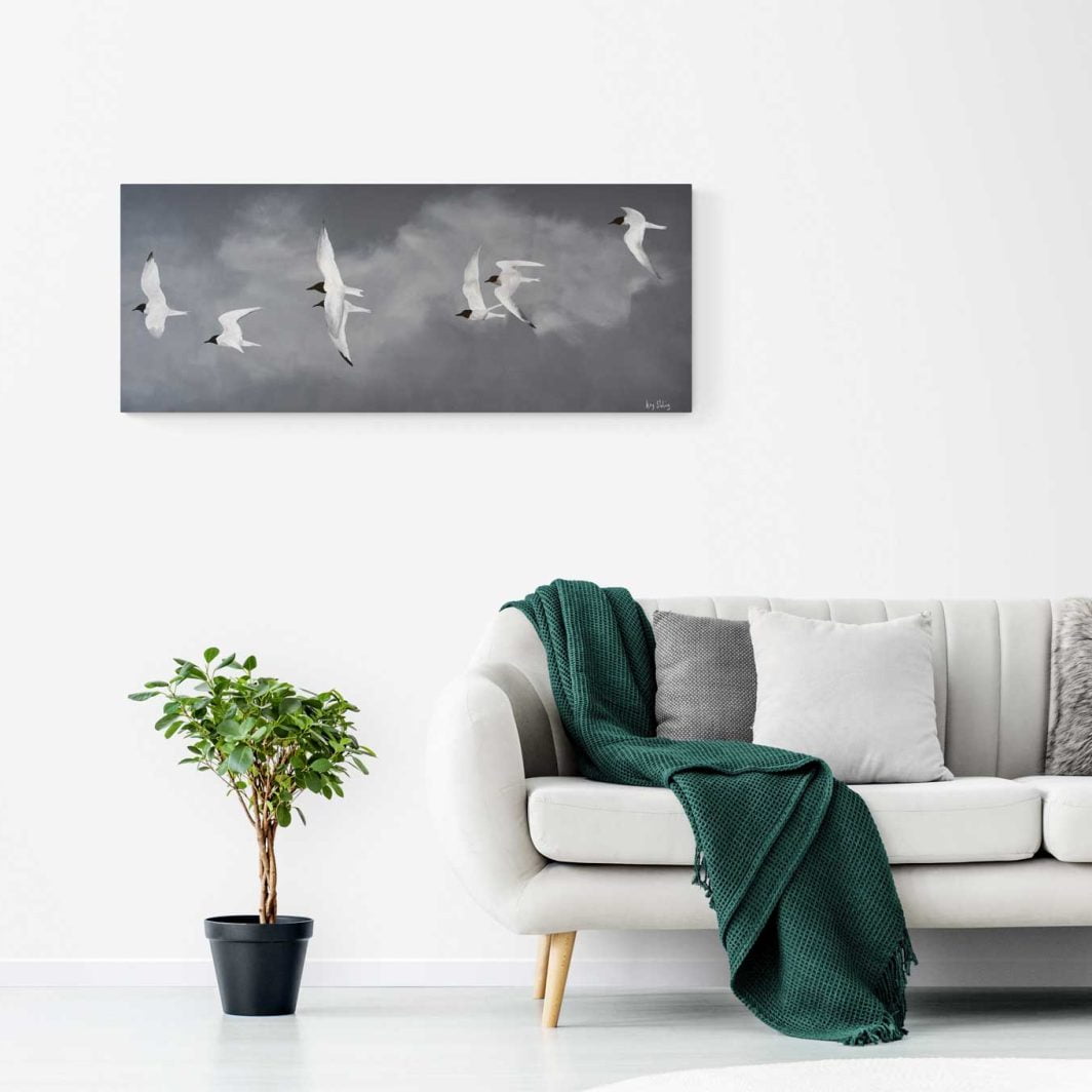 Flight of terns  Artroom