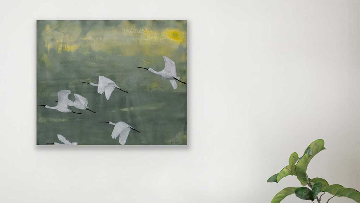 ooievaarpaintintg