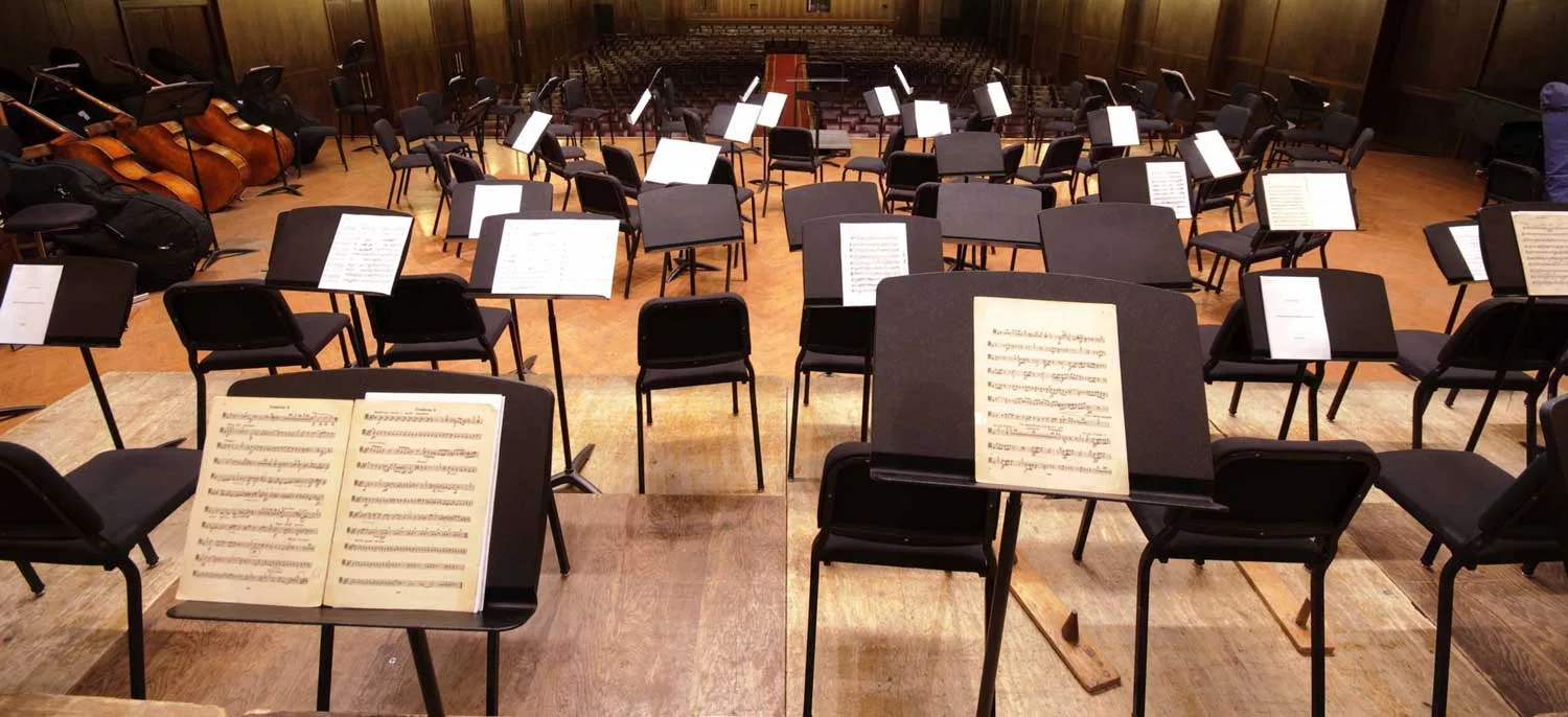 Artistiek leiderschap in muziek – orkestopstelling zonder musici